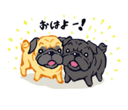 Pug's Life jp sticker #1350298