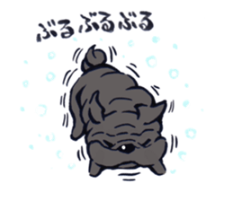 Pug's Life jp sticker #1350303