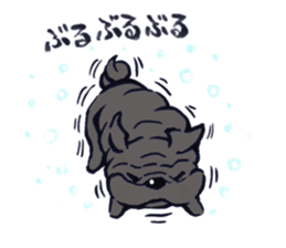 Pug's Life jp sticker #1350303