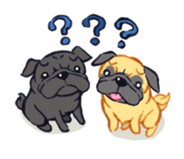 Pug's Life jp sticker #1350307