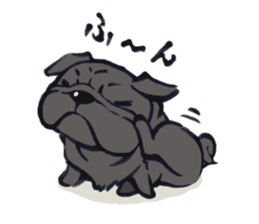 Pug's Life jp sticker #1350309
