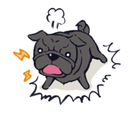 Pug's Life jp sticker #1350312