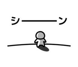 Blue nose and one eyebrow sticker #1350406