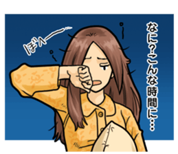 GIRL's ACTION sticker #1350563