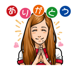 GIRL's ACTION sticker #1350568