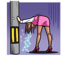 GIRL's ACTION sticker #1350572