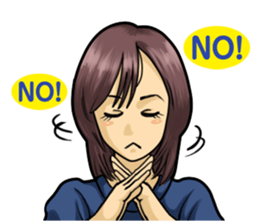 GIRL's ACTION sticker #1350575