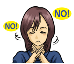 GIRL's ACTION sticker #1350575