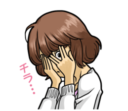 GIRL's ACTION sticker #1350578