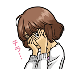 GIRL's ACTION sticker #1350578