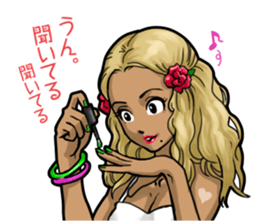 GIRL's ACTION sticker #1350581