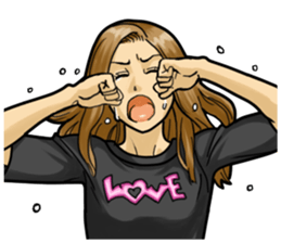 GIRL's ACTION sticker #1350588