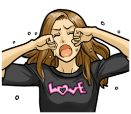 GIRL's ACTION sticker #1350588