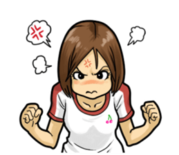 GIRL's ACTION sticker #1350590