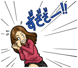 GIRL's ACTION sticker #1350592