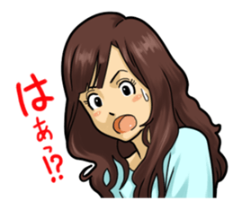 GIRL's ACTION sticker #1350593