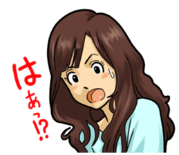 GIRL's ACTION sticker #1350593