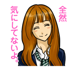 GIRL's ACTION sticker #1350594