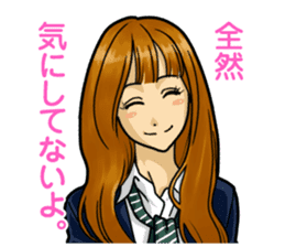 GIRL's ACTION sticker #1350594