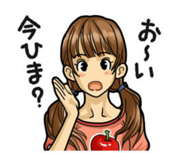 GIRL's ACTION sticker #1350596