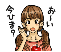 GIRL's ACTION sticker #1350596