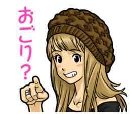 GIRL's ACTION sticker #1350599