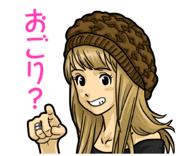 GIRL's ACTION sticker #1350599