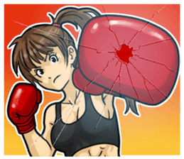 GIRL's ACTION sticker #1350600