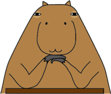 Capybara Days sticker #1350606