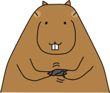 Capybara Days sticker #1350607