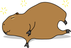 Capybara Days sticker #1350608