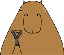 Capybara Days sticker #1350609