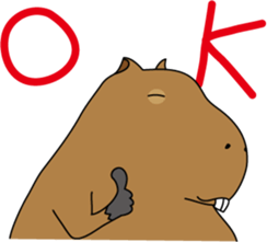 Capybara Days sticker #1350610