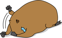 Capybara Days sticker #1350616