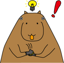 Capybara Days sticker #1350619