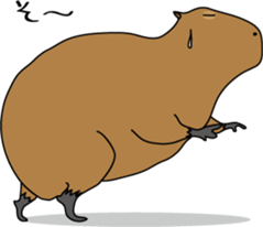 Capybara Days sticker #1350625