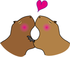 Capybara Days sticker #1350626