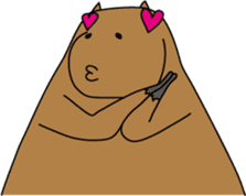 Capybara Days sticker #1350627