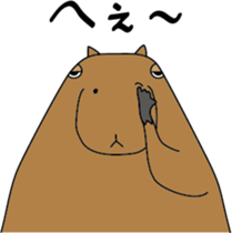 Capybara Days sticker #1350629