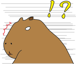 Capybara Days sticker #1350630