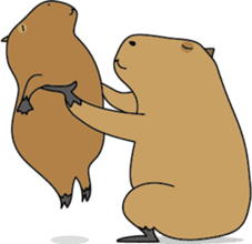 Capybara Days sticker #1350632