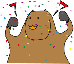 Capybara Days sticker #1350639