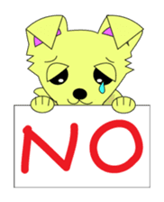 Chihuahua's "yuppi". sticker #1350688