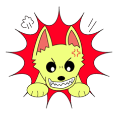 Chihuahua's "yuppi". sticker #1350698