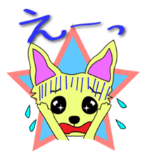 Chihuahua's "yuppi". sticker #1350700