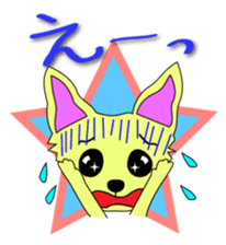 Chihuahua's "yuppi". sticker #1350700