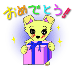 Chihuahua's "yuppi". sticker #1350701