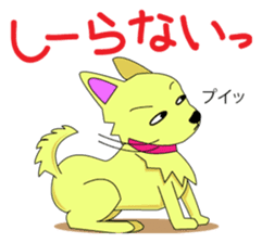 Chihuahua's "yuppi". sticker #1350715