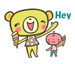 Kawaii little Bear sticker #1350882