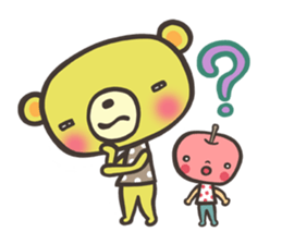 Kawaii little Bear sticker #1350885